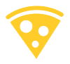 Yellow Pizza Slice
